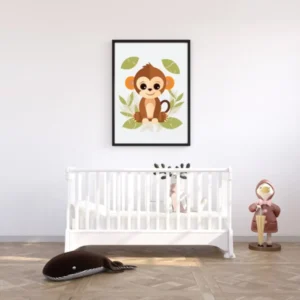 Sook's Monkey Art Print Art Print