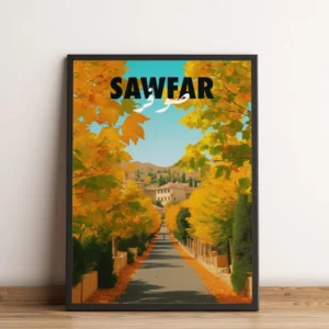 Sook's Sawfar Art Print