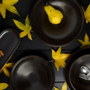 Rust Bronzo Dinnerware Collection Tognana