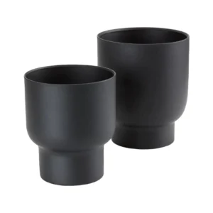 Vox Flowerpot Cover FULDA Metal Set of 2