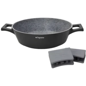 Skillet with Lid Titanium Coating Ambiziosa