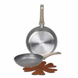 Set of 2 Pans 24 & 28cm Eco Tortora
