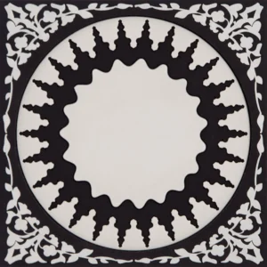 Bottle Holder Mosaic Black & White