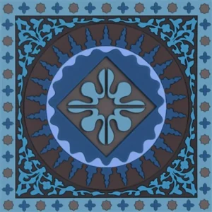 Coaster Mosaic Blue