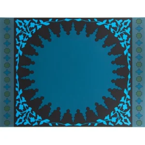 Placemat Mosaic Blue - Set of 2