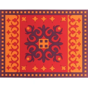 Placemat Sejjadeh Zen Feu - Set of 2