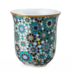 Coffee Cup Porcelain Moucharabieh Blue - Set of 6