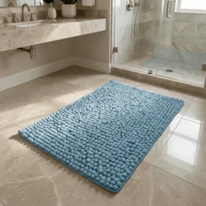 Artisans Blue Designer bath mat