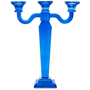 By Boo Decorative 3-Arm Candle Holder ? In Presly Blue, Green & Lilac