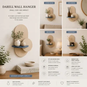 Darell Wall Hanger Beige & Grey