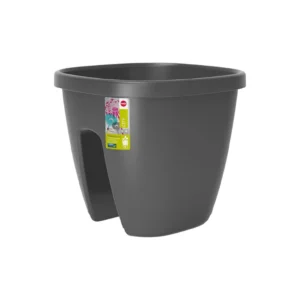 Emsa Railing Pot for the Balcony - self-watering system - Granite-515016