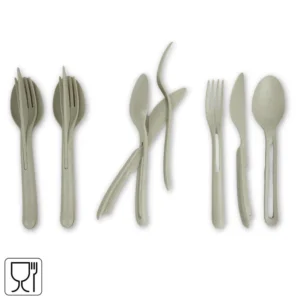 Koziol Klikk Sustainable Cutlery 12-Pieces Set