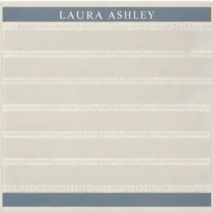 Laura Ashley Kitchen Towel - Cobblestone Horizontal Dotted Stripes