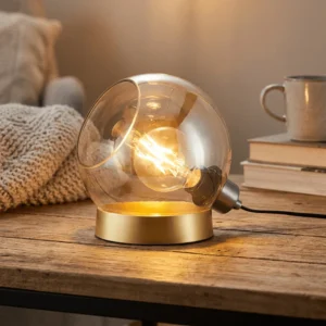 Nino Gemrany Toula Gold Table Lamp