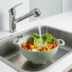 Point-Virgule Bamboo Fiber Kitchen Colander Bowl