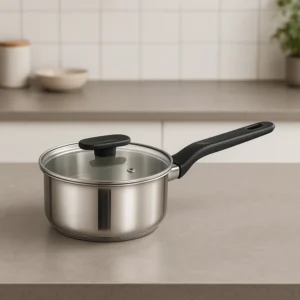 Saucepan 1,4L Stainless Steel with Lid, By Zyliss