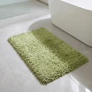 Spirella Green Microfiber Bath Mat