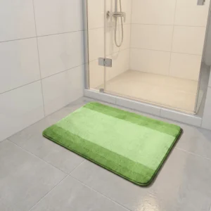Spirella Polyester Green Bath Mat