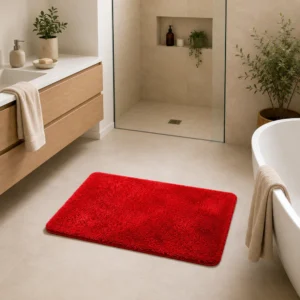 Spirella Red Bath Mat