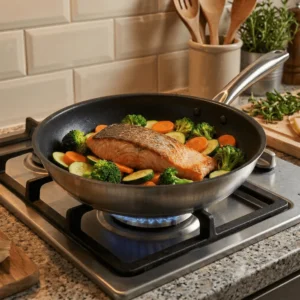 Stronghold Stainless Steel Nonstick Frying Pan