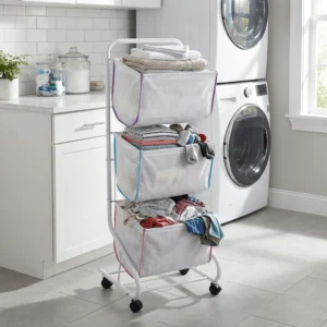 Wenko Escala Laundry With 3 Baskets