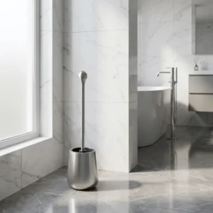 Wenko Stainless steel toilet hygiene set