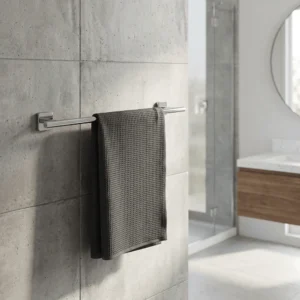 Wenko Uno Mezzano stainless steel towel rack