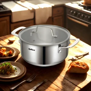 Zyliss 2.8L Stainless Steel Casserole Pot ? High-Quality Induction Base Pan